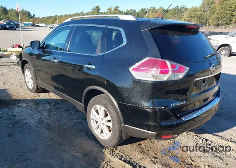 2015 Nissan Rogue Sv from USA, damaged, VIN KNMAT2MV6FP515968